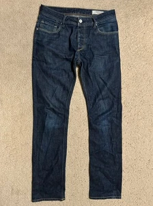 Jack & Jones Denim Blue Jeans Size 30/30 Slim Straight/TIM Button Fly - Picture 1 of 18