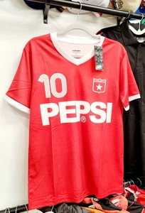 CAMISETA AMERICA DE CALI RETRO PEPSI 1981 ROJA - RÉPLICA - CAMISETA DE FÚTBOL - Imagen 1 de 5