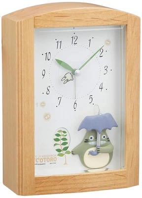 RHYTHM My Neighbor Totoro Alarm Clock with Music Box Melody, R752N 4RM752MN06 - Image 1 of 2