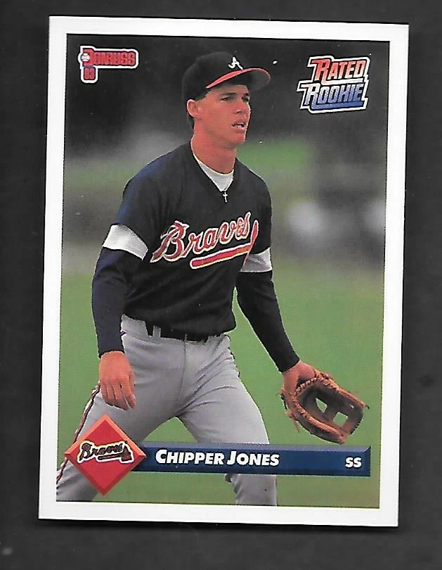 CHIPPER JONES 1993 DONRUSS ROOKIE #721 ATLANTA BRAVES - Image 1 of 1
