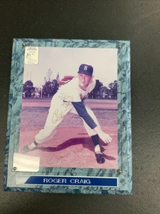 ROGER CRAIG (BROOKLYN) DODGERS SIGNED Photo In Frame - Picture 1 of 1