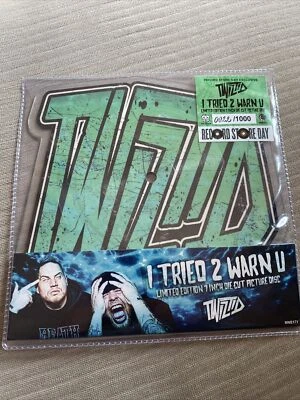 Twiztid - I Tried 2 Warn U - 7" Picture Disc - Numbered  RSD 2022 Low# 0022 - Image 1 of 3