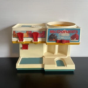 Vintage 1988 Fisher Price McDonalds Soft Serve Soda Playset No Accessories - Picture 1 of 7