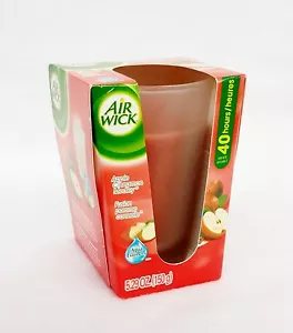 1 Air Wick APPLE CINNAMON MEDLEY Scented 1 - Wick Filled Candle 5.29 oz - Picture 1 of 1