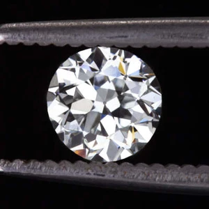 0.93ct CERTIFIED G SI1 OLD EUROPEAN CUT DIAMOND VINTAGE LOOSE NATURAL 1 CARAT - Picture 1 of 3