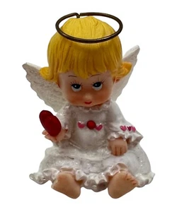 Ruth Morehead ""Holly Babes"" herzhaltender Engel Valentinstag, Weihnachtsfigur - Bild 1 von 9