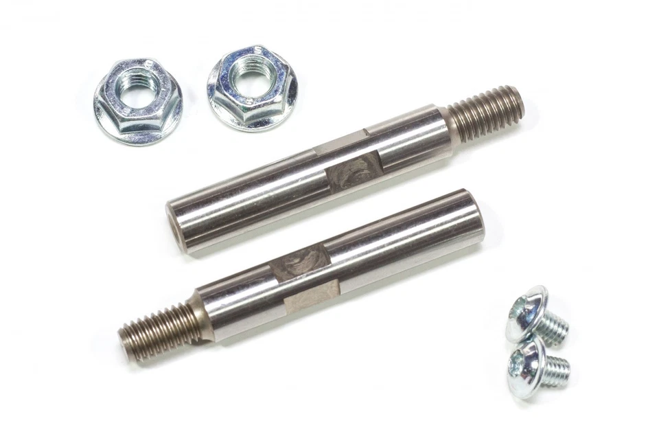 Edelstahl Radachsen für FG 2WD, 52,5 mm - 6104/02 - wheel shafts stainless steel - Bild 1 von 1