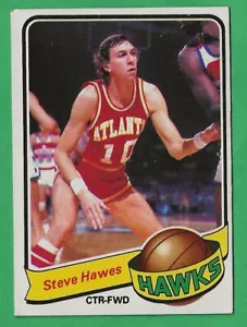1979-80 TOPPS BASKETBALL CARD #78 STEVE HAWES EX-NMNT - Foto 1 di 1