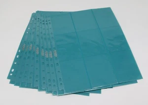 Ultimate Guard 18-Pocket Pages Side-Loading Album - Pack of 10 - Petrol - Picture 1 of 1