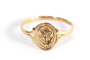 Regional Think Ring aus 18k Roségold, Regionalring Poitou, Normandie - Bild 1 von 7