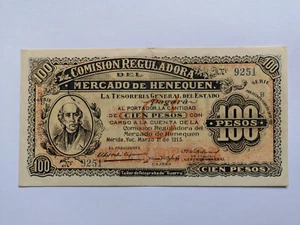 México, Mercado de Henequén 100 Pesos 1915, UNC - Imagen 1 de 2