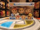 Funko Pop! Snap Crackle Pop 3 Pack Ad Icons Rice Krispies Limited Edition.