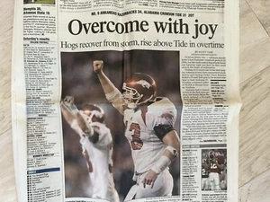 Arkansas Razorbacks Alabama Crimson Tide SEC Football Game Sports Page 9/28/2003 - Picture 1 of 2