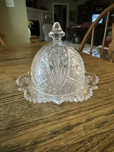 Plato de mantequilla cubierto LG Wright diseño imperial - Imagen 1 de 8