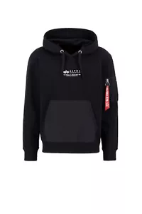 Alpha Industries Herren Kapuzenpullover Nylon Pocket - Bild 1 von 8