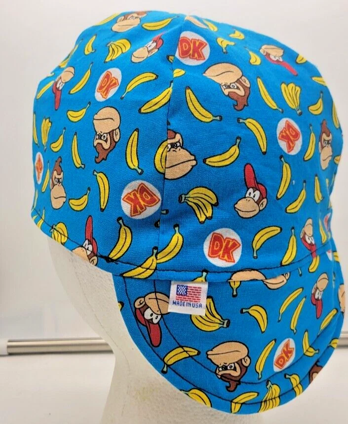 Dk Going Bananas Custom Made Construction, Welder, Pipe-fitter, Biker Hat - Image 1 of 3