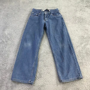 Levi's SilverTab Jeans Boys 16 Stay Loose Straight Leg Denim Black - Picture 1 of 11