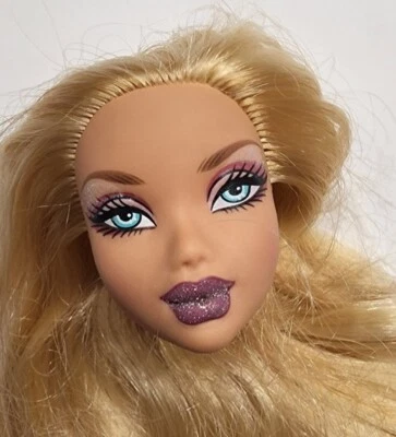 BARBIE HEAD ONLY KENNEDY MY SCENE MY BLING BLING FOR REPLACEMENT OR OOAK DOLL - Image 1 of 4