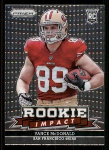 2013 Panini Prizm Rookie Impact #20 Vance McDonald - Picture 1 of 2
