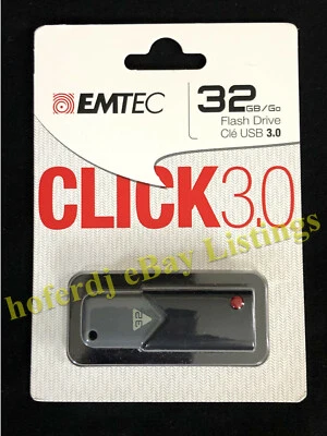 Emtec Click 32GB USB 3.0 Flash Drive - Image 1 of 4