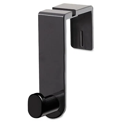 Products 4224BL Black Plastic and Steel Plate Single Coat Hook with Rounded K... Foto 1 de 3