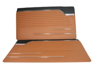 2x Door Panels Brown / Black with Trims for BMW 1602-2002 E10 - Picture 1 of 10
