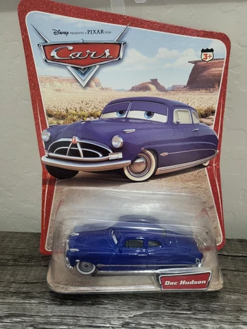 Disney Pixar Cars Desert Series Doc Hudson 1st Edition Rare BB Cover