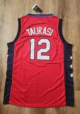 Autographed Signed Auto Diana Taurasi USA Olympics Red Basketball Jersey WNBA - Image 1 of 4