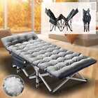 Slsy Camping Cots For Adults Folding Lounge Cots For Heavy People With Mattress