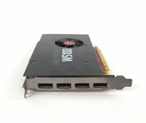 For Dell AMD FirePro W5100 4Gb Quad-Port Graphics Card 0W2C47 W2C47 Tested OK - Picture 1 of 4