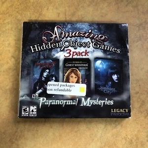 Amazing Hidden Object Games 3 Pack Paranormal Mysteries PC 2011 - Picture 1 of 1