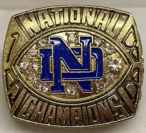 1988 Notre Dame National Championship “ Lou Holtz” Custom Fan Ring Cover