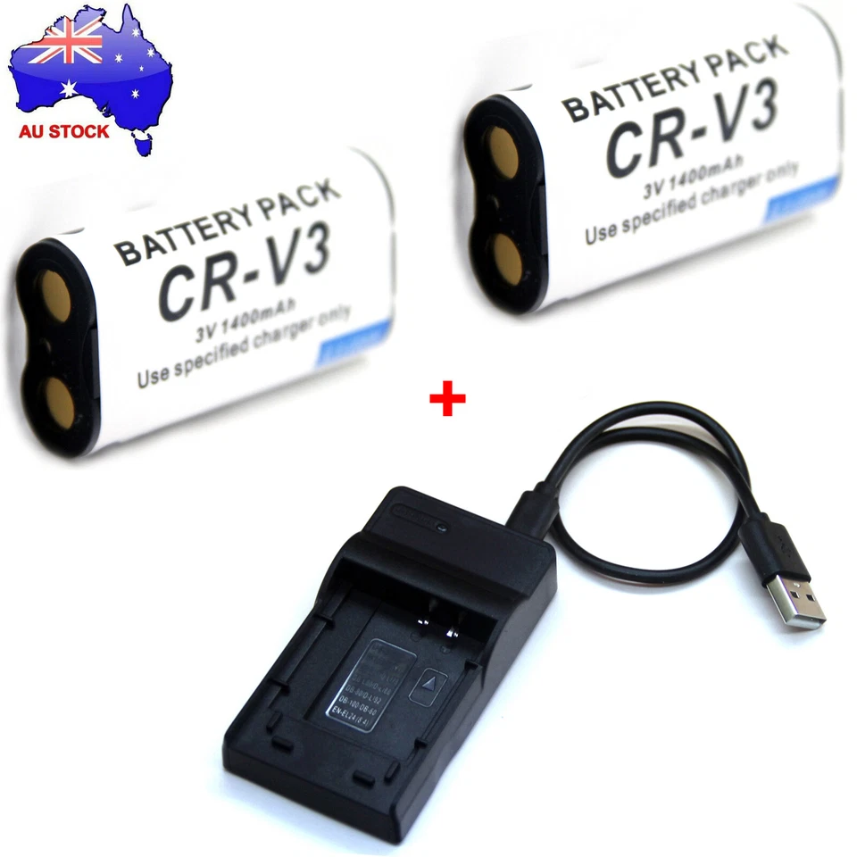 AUS Battery / Charger For Ricoh Caplio RR330 Rollei Prego da3 da4 da5 da6 Camera - image 1 of 1