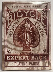 NEW Bicycle Expert Back Heritage RARE DISTRESSED playing cards deck sealed! RARE - Picture 1 of 2