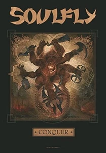 SOULFLY - Conquer - Flagge Posterfahne Textilposter Flag #920965 - Bild 1 von 1
