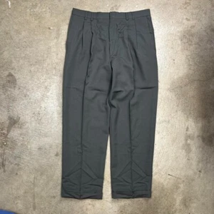 Vintage 80er Dockers Bundfaltenhose 34x29 grau Wollmischung Talon Reißverschluss Preppy - Bild 1 von 7
