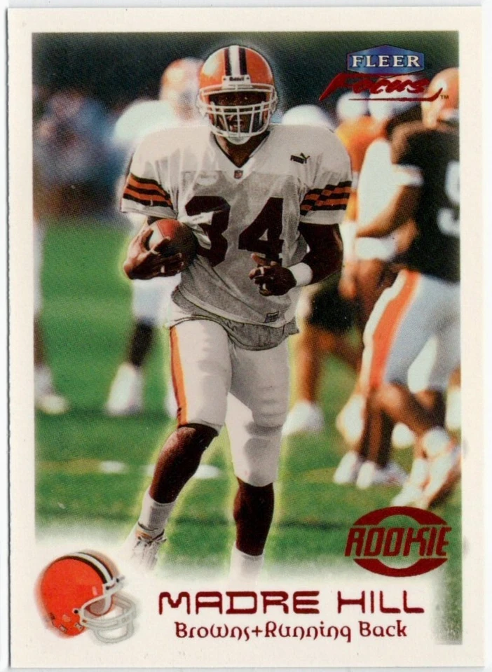 1999 Fleer Focus Madre Hill Rookie Card #146 /2500 Browns - Image 1 of 1