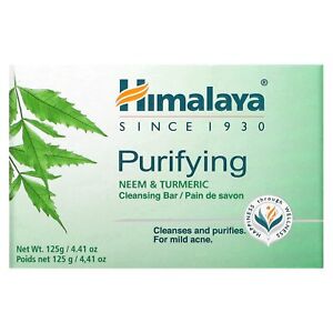 Purifying Cleansing Bar Soap, Neem & Turmeric, 4.41 oz (125 g)