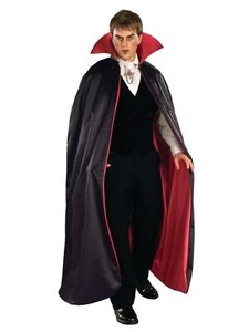 Rubie's - Reversible Deluxe Lined Vampire Cape (Red/Black) - Picture 1 of 1