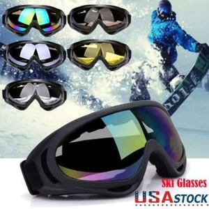 Winter Snow Sport Goggles Ski Snowboard Snowmobile UV Protection Glasses Eyewear - Picture 1 of 18
