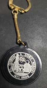 Portachiavi sindacato lavoratori chimici e atomici zaino borsa FOB regalo festa del papà - Foto 1 di 3