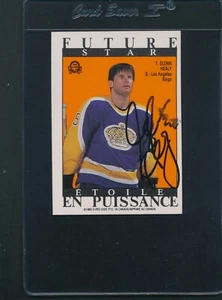 Pegatinas O-Pee-Chee 1988/89 #7 autografiadas por Glenn Healy Kings *C2416 - Imagen 1 de 1