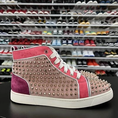 Christian Louboutin Top Alto Orlato Plano VV/NAPPA Bloque de Color Para Mujer EE. UU. Talla 10 Foto 1 de 4