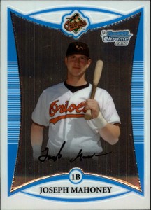 2008 Bowman Chrome Prospects Orioles Baseball Card #BCP74 Joseph Mahoney