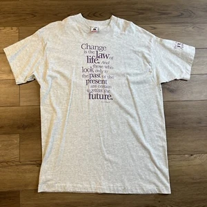 Vintage Fruit Of The Loom Short Sleeve Single Stitch T Shirt 1995 XL Gray - Imagen 1 de 12