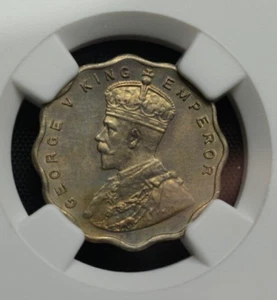 Britisch Indien 1927(C) Anna NGC MS63 - Bild 1 von 3