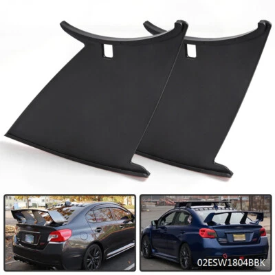 Fit For 11-2014 Subaru WRX STi Sedan 2Pcs Wing Spoiler Stiffi Support Stabilizer - Image 1 of 4