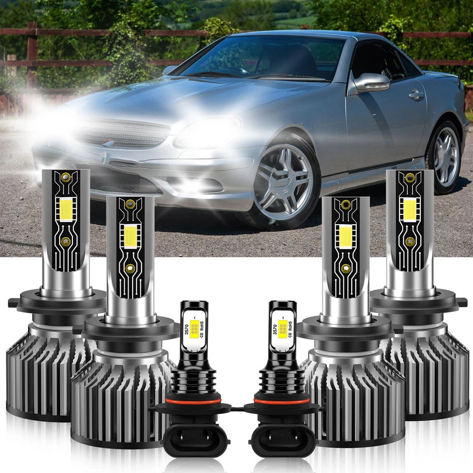 Faro LED haz alto bajo + bombilla antiniebla para Mercedes-Benz SLK32 AMG 2002-2003 Foto 1 de 4