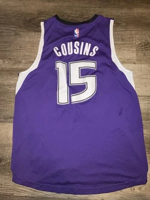 Camiseta Adidas para hombre Demarcus Cousins #15 Sacramento Kings talla grande Foto 1 de 4
