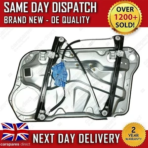 VW GOLF MK4 1997-2006 FRONT LEFT PASSENGER ELECTRIC WINDOW REGULATOR & PANEL - Picture 1 of 6